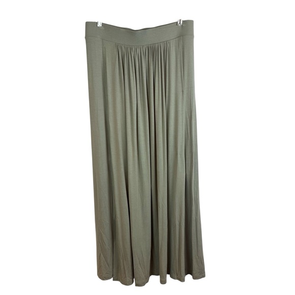 Chico's Dresses & Skirts - Chico's | Green Jersey Knit Maxi Skirt, Size 8/10